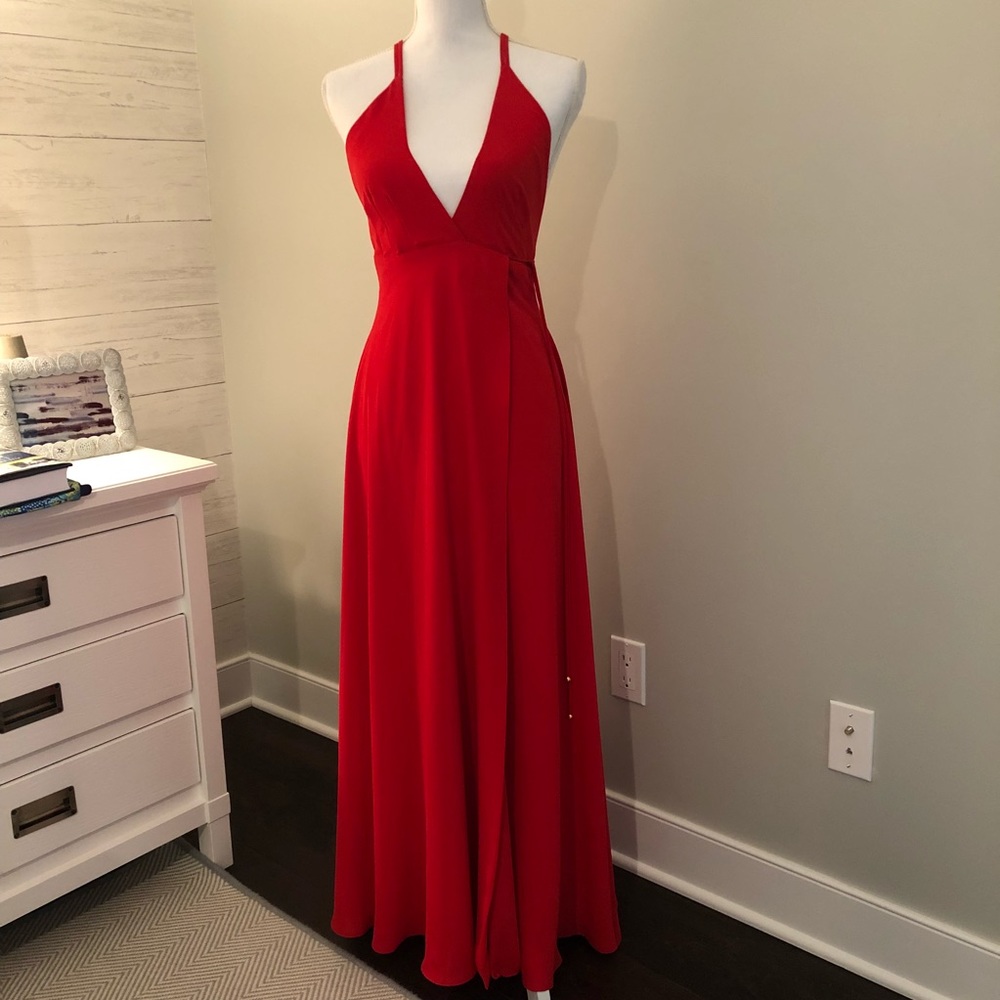 Las Pepas Kruger Wrap Dress